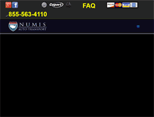 Tablet Screenshot of numisautotransport.com